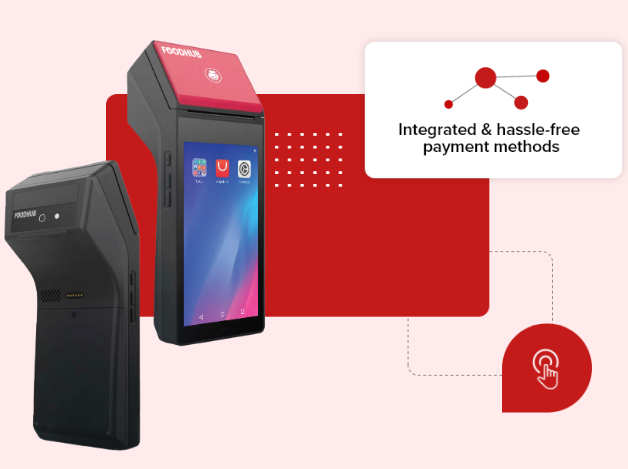 Branded website and app connected to POS