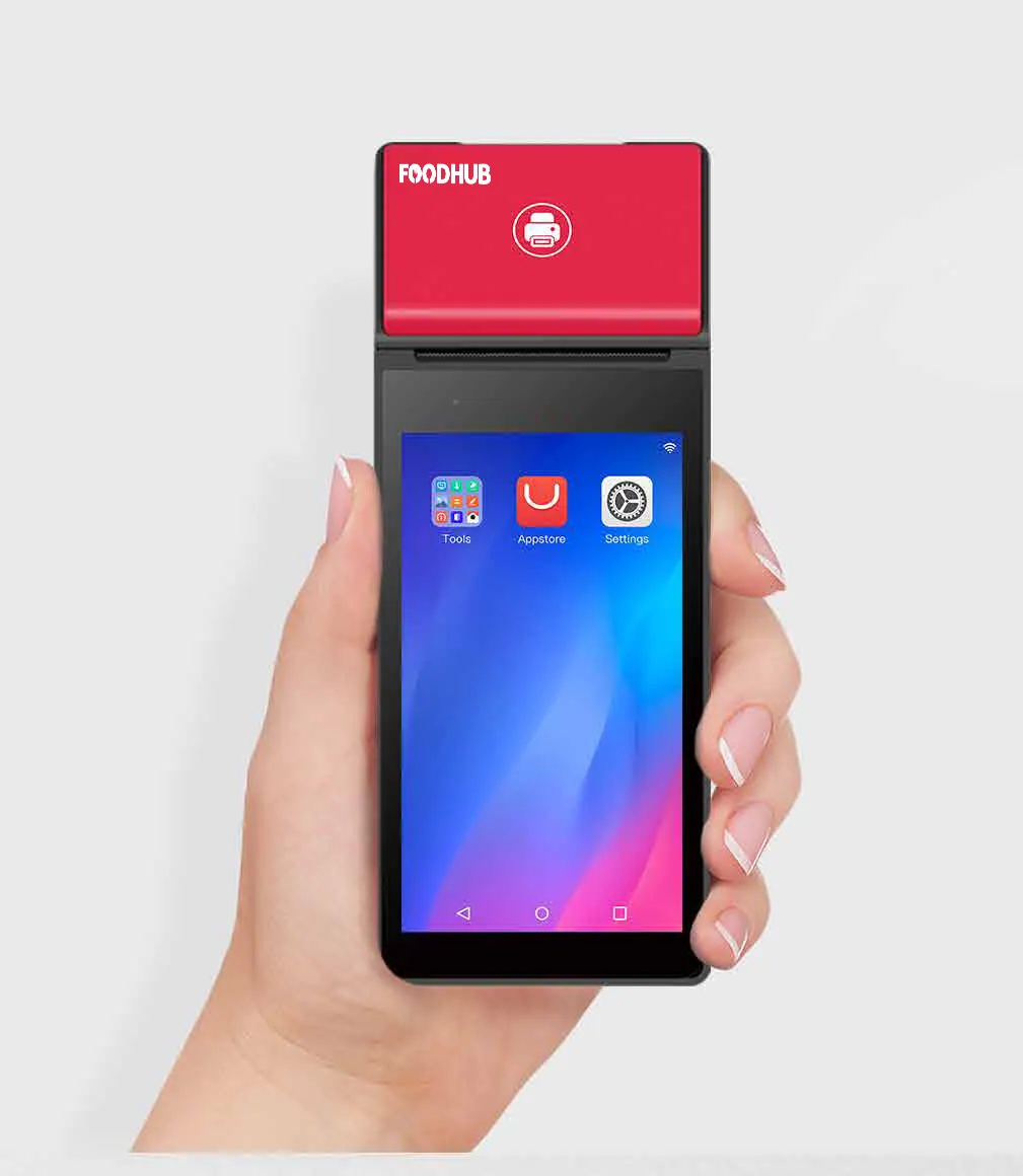 POS portativ i mbajtur në njërën dorë