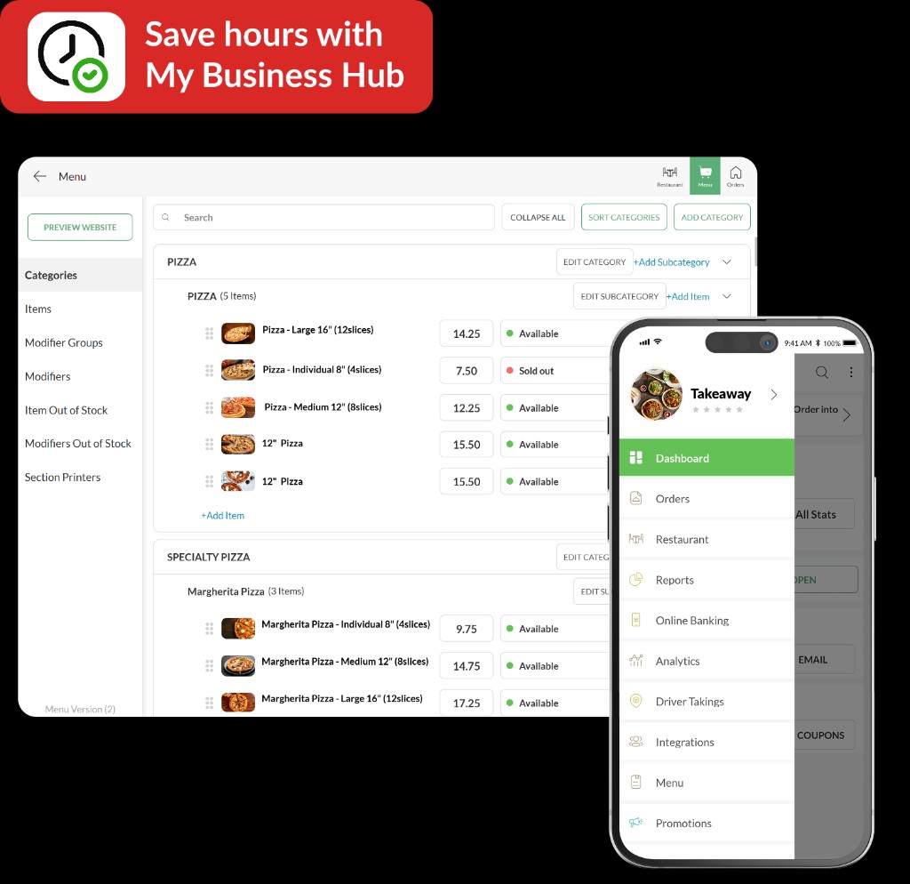 SD IT Services restaurant management app
